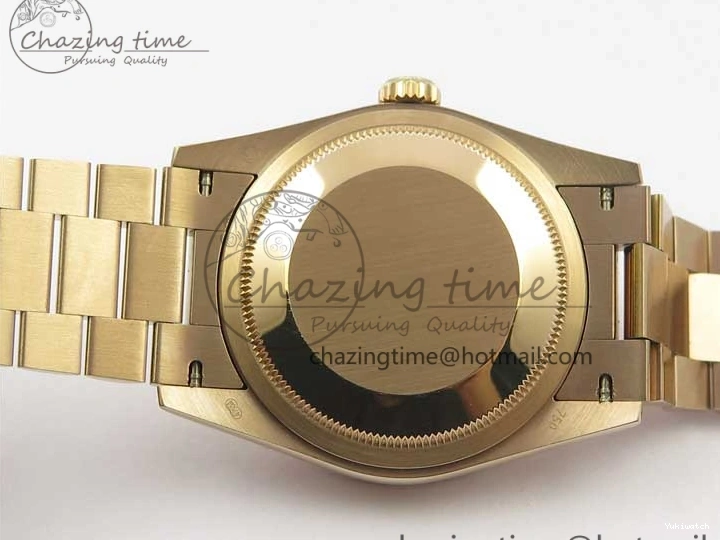 Day-Date Dial President RG on 128239 MOP Best Bp Edition Maker White Crystral Markers 36 Bracelet RG 0715